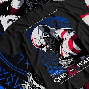 God of War Kratos Design Shirt | Cool Gaming Apparel - Gaming Tee