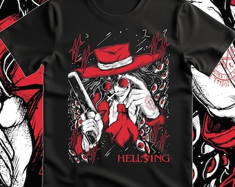 hellsing card sleeves A start to Stretch's sleeve! Keep ya eyes peeled on this one  thankyou for the trust as always  - - - - - Made with medium fabric (5.3 oz/yd (180 g/m consisting of 100% cotton for year Anime Hellsing Alucard Unisex Tee,