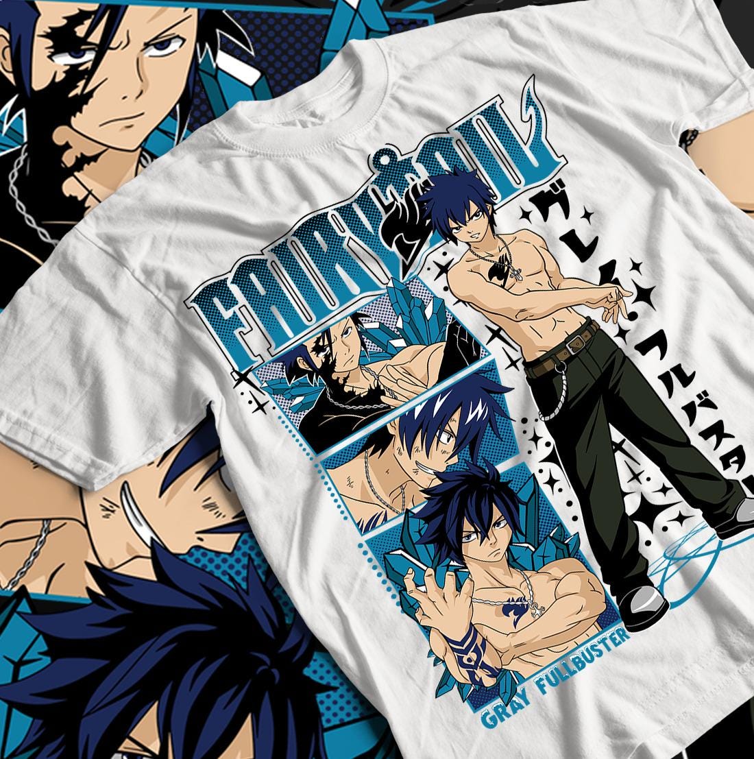 Erza Scarlet T Shirt - Etsy, image size:1100x1107