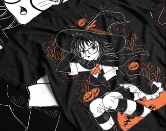 Unisex Halloween Shirt,, Anime Manga Shirt, Graphic Anime Tee, Manga Shirt, Japanese Anime Gift, Anime Shirt, Anime Lovers Shirt