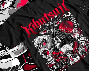 Uniseks T-shirt animeliefhebbers, shirt muzaanime, Japanse cartoon graphic T-shirt, Otaku-cadeau, manga fankleding, anime-mangashirt