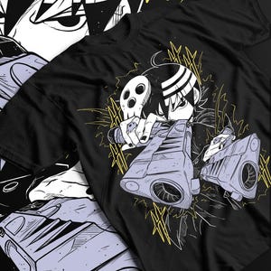 ソウルイーター アニメTシャツ：デス・ザ・キッド、ユニセックス