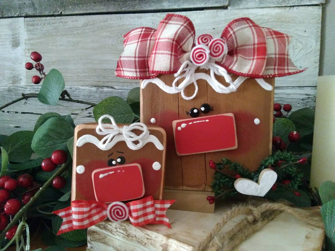 NEW Gingerbread Cookie Blockhead Kit Etsy