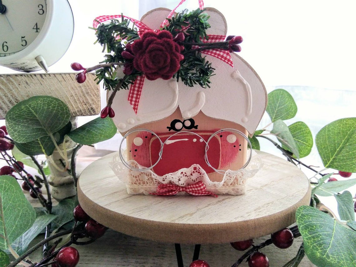 NEW Mrs Claus DIY Blockhead Kit Etsy