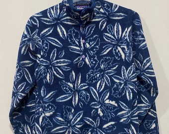 Kurtka polarowa/sherpa Patagonia Synchilla Floral Print z kieszeniami 1/4