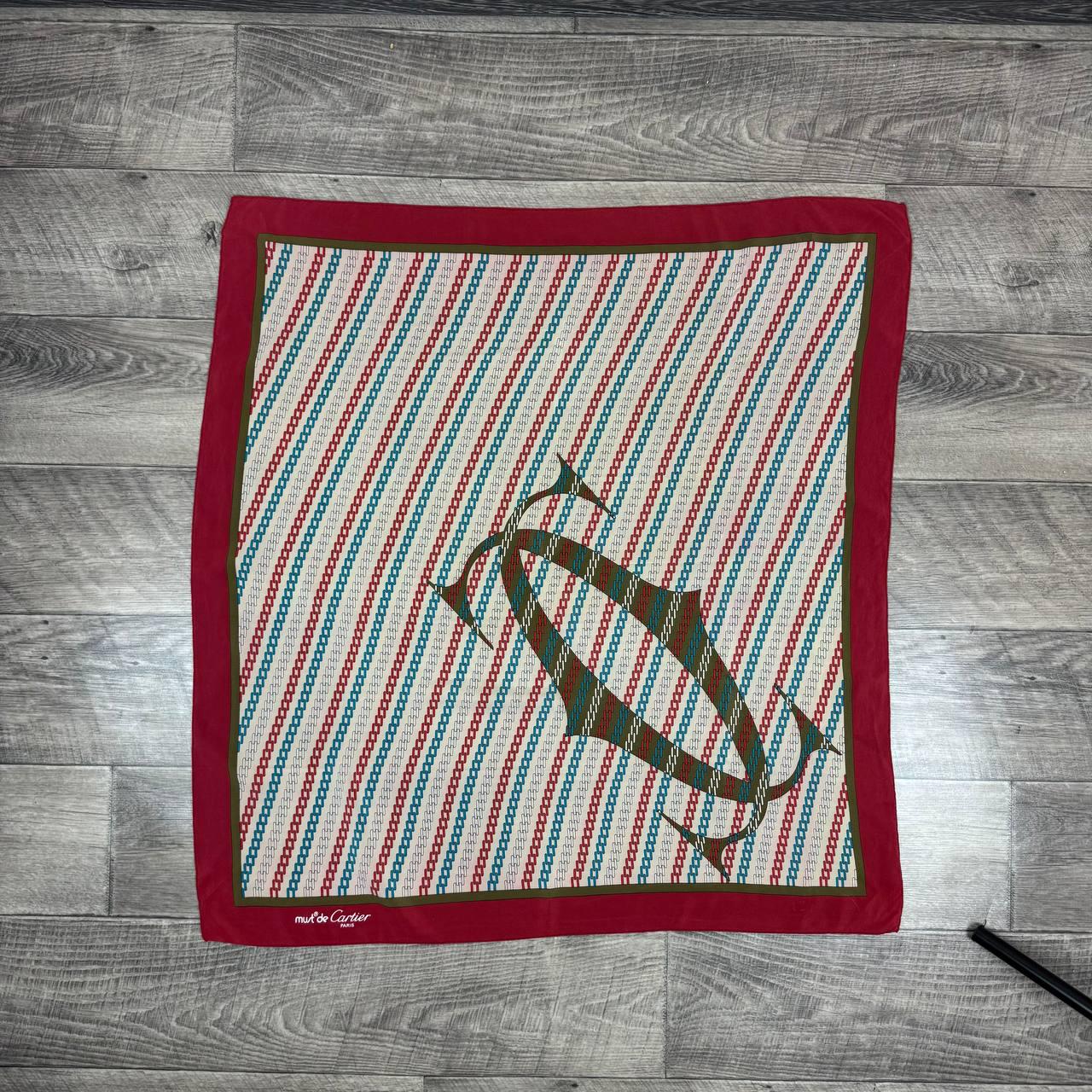 カルテイエ スカーフ chain/logo Cartier Logo Scarf - Etsy