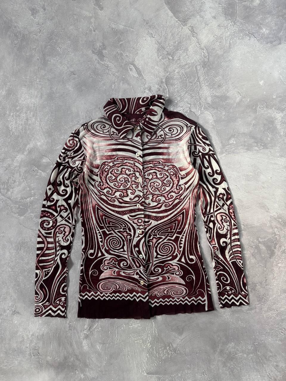 Jean Paul Gaultier Mesh Shirt - Etsy