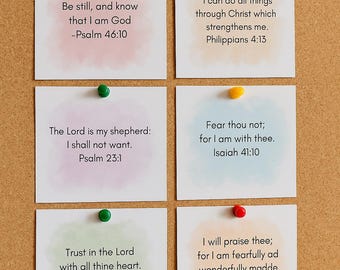 Printable Scripture Cards: Encouraging Bible Verses for Journaling (PDF Download)
