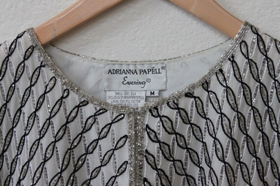 ladies silver evening jacket