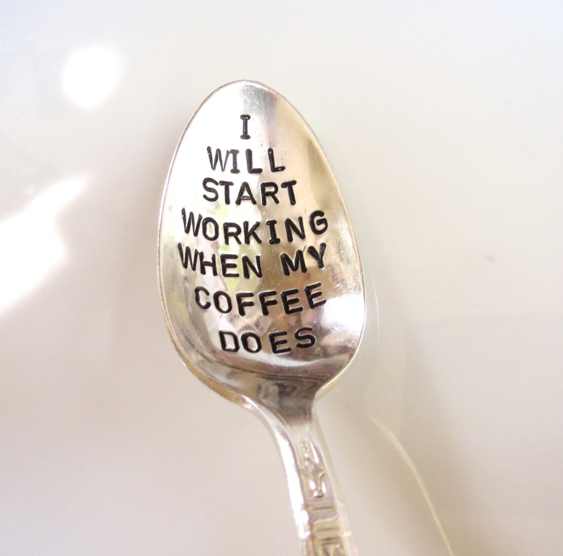 Coffee Spoon Coffee Lover Custom Coffee Spoon Unique Gift Etsy
