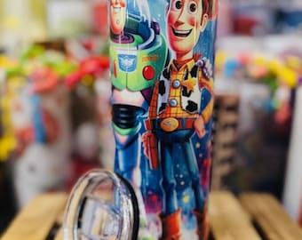 Beker van 20 oz met Woody en Buzz Lightyear