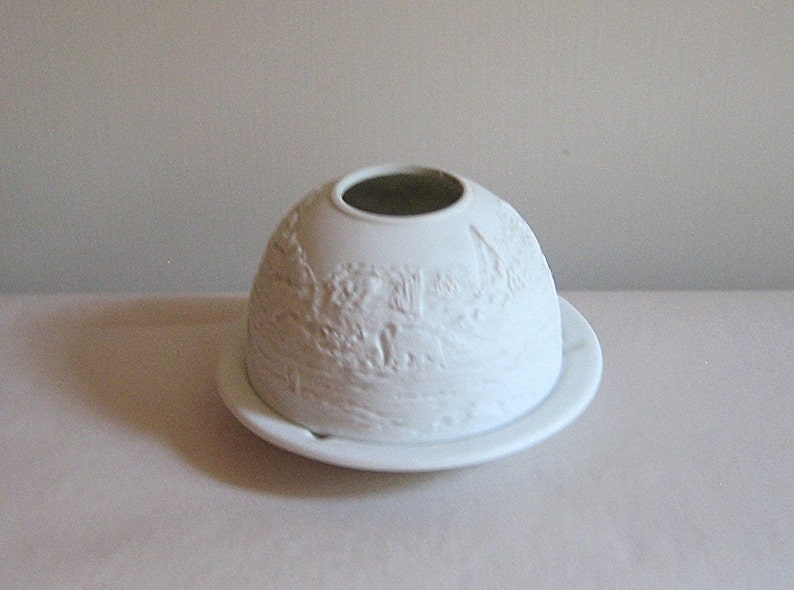 Bernardaud Limoges Porcelain Lithopane Votive Candle Holder Etsy