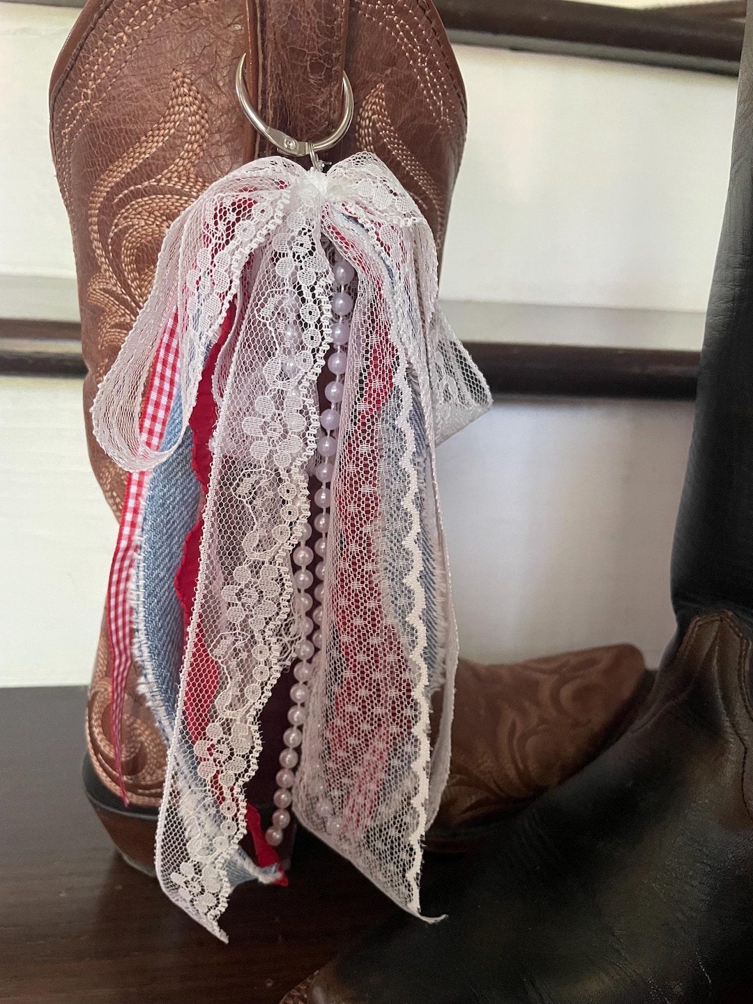 Boot Rivbons For Megan Custom Boot Ribbons and Bows: Gameday, Wedding, Concert Choose Your ...