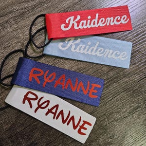Custom Pom Tags for Cheerleader Dancer Pom Poms Personalized