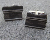 Automotive Jewelry- Sterling Silver Broken Road Cufflinks- Petrol Head Gift- Gearhead Cuff Links- Road Trip- Own the Road-Drivers License