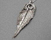 Real Leaf Fine Silver Jewelry- Black Swallow-Wort Weed- Botanical Necklace- One of a Kind Eco-Friendly Pendant- Leaves- Plant Parent Vine