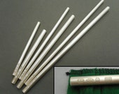 Sterling Silver Straw- Reusable Washable Eco-Friendly- Storage Pouch- Derby Mint Julep Cocktail- Valentine's Dinner Barware- Soda Hallmarked