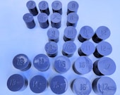 Silicone Ring Mandrel- 5-12.5 Extended 13-17.5 US- Whole & Half Sizes- Metal Clay Tools- PMC Art Clay- Ring Pellets- Jewelry Making- Polymer