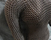 Custom Fitted Chainmaille Shirt- Women's Chainmaille Shirt- LARP Clothing- Sexy Fitted- Geekery- Medievel Renaissance- Metal Chain Mail