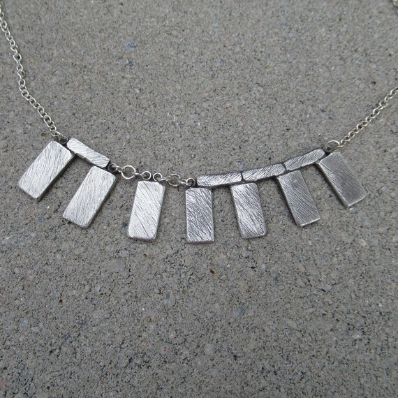 ◆STONEHENgE◆ Silver Necklace SC25A01A Stonehenge Necklace- Sterling & Fine Silver Jewelry
