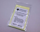 Sunshine Polishing Cloth- Jewelry Cleaner Polish- Sunshine Cleaning Cloth- Safe for Silver Gold Brass Copper Bronze Flatware Hardwood-