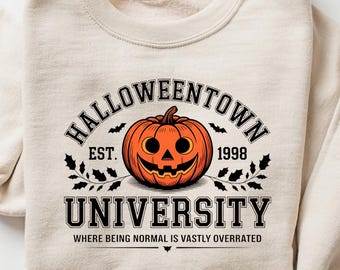 Halloweentown University Sweatshirt Halloweentown Sweatshirt Halloween Town Sweatshirt Halloween Sweatshirt Halloween Crewneck Fall Sweater