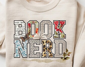Book Nerd Sweatshirt: Funny Reading Lover Crewneck