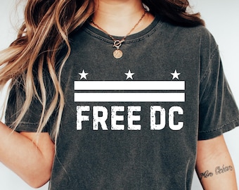 Free DC Shirt, Resist Federal Overreach Protest Shirt, Human Rights Tee, Protest Shirt, Anti Trump Tee, Social Justice Tee, Feminist Shirt