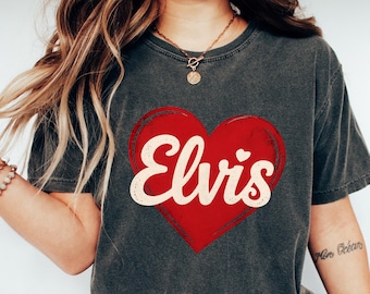 Elvis Presley Heard Vintage Shirt, Retro Rock & Roll Tee, King of Rock Music Fan Gift, Classic Concert Style Outfit Tee