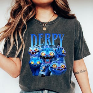 Kpop Demon Hunters Derpy T-Shirt, Demon Hunter Tiger Shirt, Derpy the Tiger And Bird Shirt, Saja Boys Shirt, Gift for Kpop Demon Hunters fan