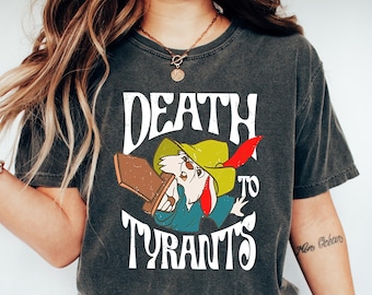 Vintage 70s Skippy Rabbit Death To Tyrants Comfort Colors T-shirt, Retro Robin Hood Shirt, 2025 Trip Matching, Magic Kingdom