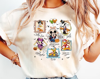 Mickey and Friends Halloween Shirt, Disney Halloween Shirt, Disney Trip Shirt, Spooky Season Shirt, Disney Pumpkin Shirt, Disney Spooky Tee
