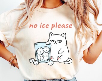 No Ice Shirt with Cat Shirt, Pro Immigration Tee, Social Justice, Feminist Top, Cat Mom Anti ICE Shirt