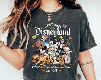 Disney Halloween 2025 Shirts, Disney Halloween Family Matching Tee, Mickey and Friends Halloween, Mickey's Not So Scary Party Shirt