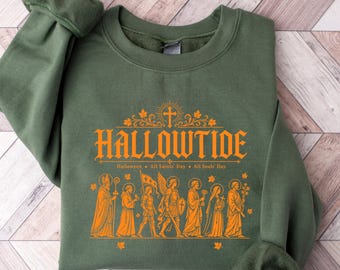 Hallowtide Sweatshirt, Catholic Halloween Shirt, All Saints Day Tee, All Souls Day Shirt, Christian Fall Shirt, Gothic Catholic Tee