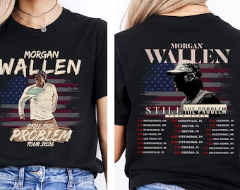 Wallen still the problem tour 2026 front and back t-shirt