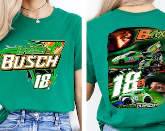 Brexton Busch Racing Tee, Kyle Busch Legacy NASCAR Shirt, B-Rex Motorsports Fan Gift