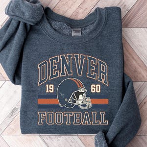 Denver Football Sweatshirt | Denver Football Hoodie | Football Sunday Crewneck | Denver Football Jersey | Denver sweater