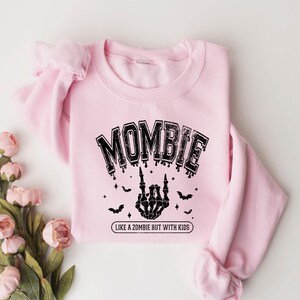 Mombie Like A Zombie But With Kids, Halloween Zombie Sweatshirt, Halloween Gift For Mom, Halloween Mom Shirt, Funny Halloween Sweatshirt bild 6