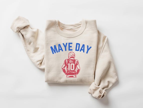 Drake Maye 10 New England Sweatshirt, Maye Day Sweatshirt, New England Football Fan Gift, Game Day Sweatshirt, I Love Drake Maye Shirt
