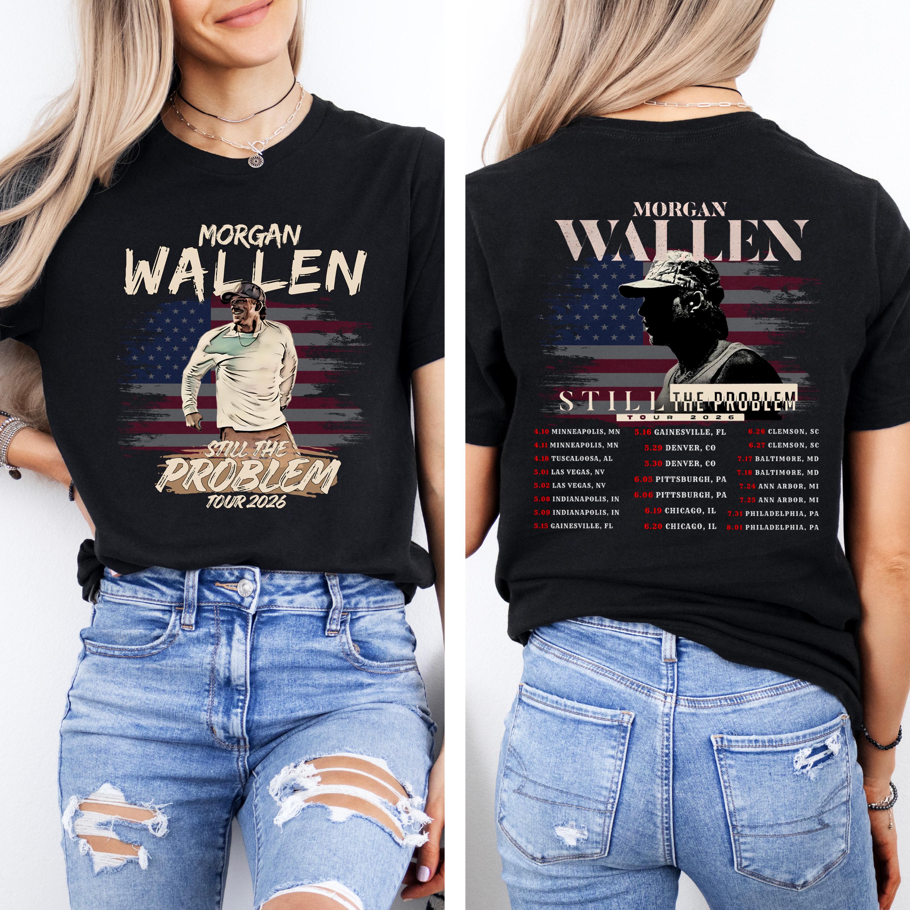 Wallen Still the Problem Tour 2026 Front and Back T-shirt - Etsy