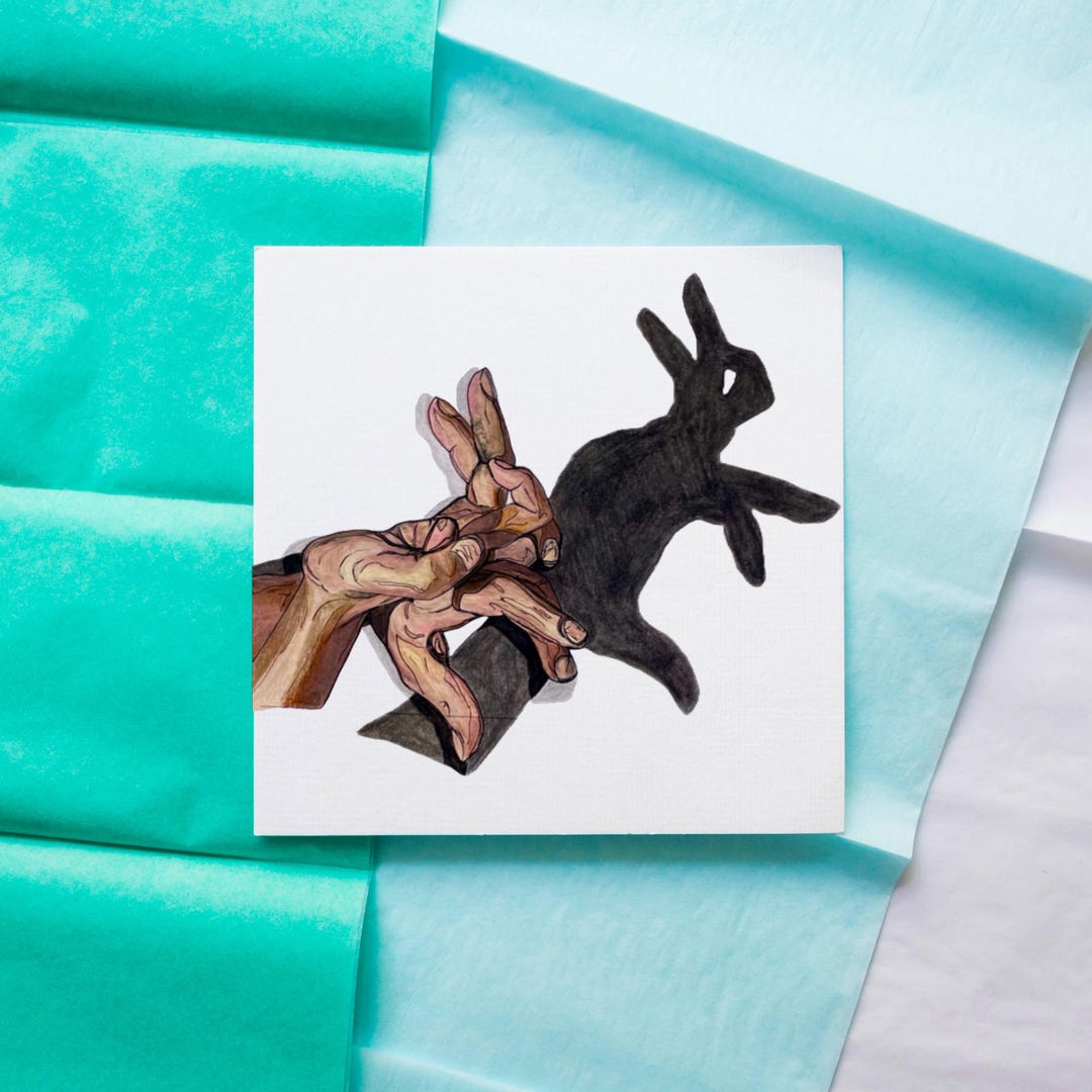 Shadow Puppet Print Etsy