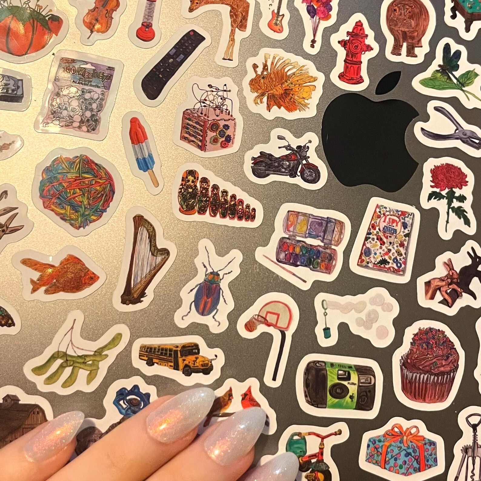Hand Drawn Mini Sticker Mystery Pack | Surprise Pack - Etsy