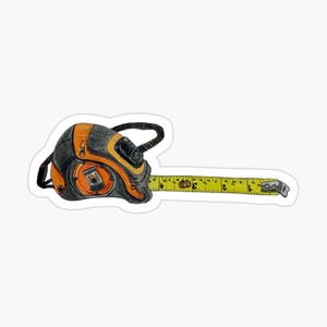Tape Measurer Sticker