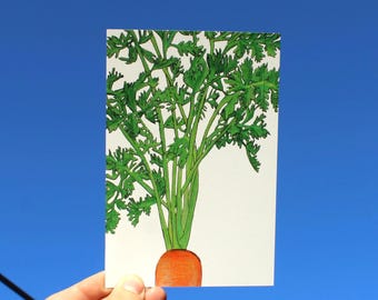 Handgetekende worteltop muurkunst | Plantaardige print