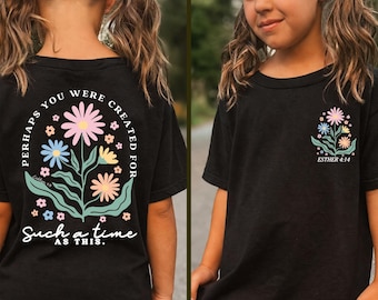 Boho Christian Kids Shirt, Jesus Loves Me Tee, Girls Faith Shirt, Bible Verse Kids Tee, Youth Religious Shirt