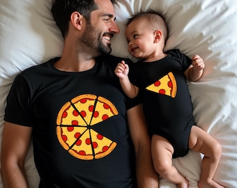 Pizza Dad and Baby Matching Outfit, Father's Day Gift