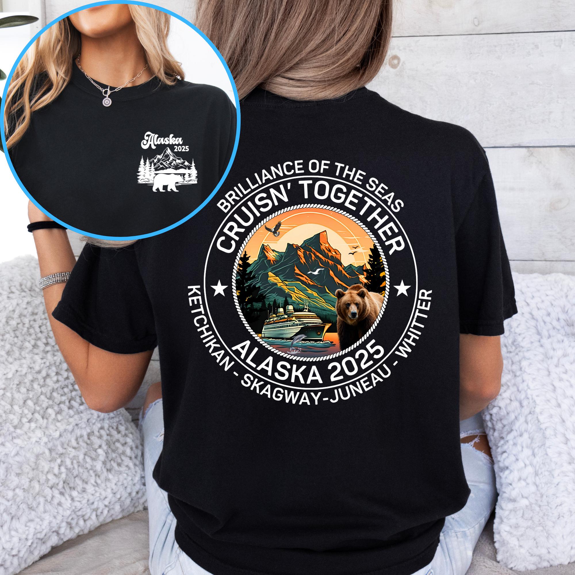 Custom Alaska Cruise Shirt – Matching Family Vacation T-Shirt, Kids Tee, Long Sleeve, Hoodie, Sweatshirt – Personalized Cruise Outfit.