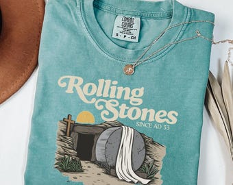 Comfort Colors Rolling Stones Easter T-Shirt, Christian Apparel