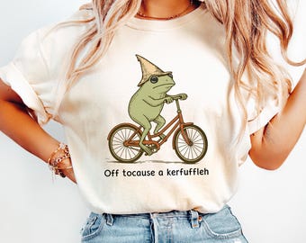 Comfort Colors Frog Meme T-shirt, Weirdcore Goblincore Tee